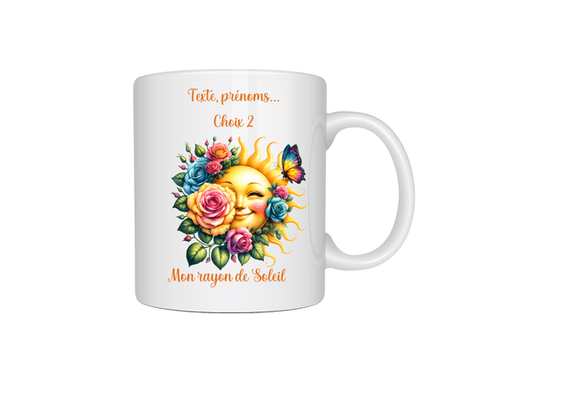 Mug motif  soleil