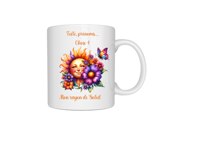 Mug motif  soleil