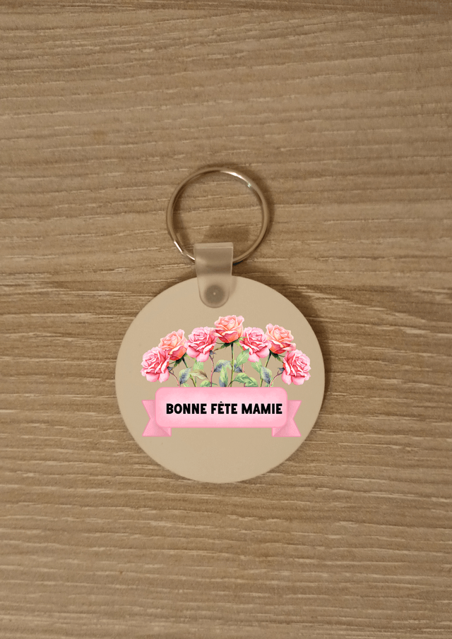 Porte clé bonne fête mamie 