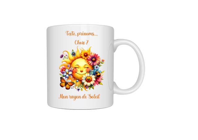 Mug motif  soleil