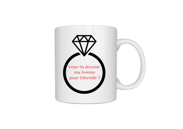 Mug demande en mariage
