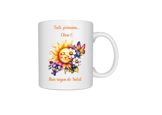 Mug motif  soleil