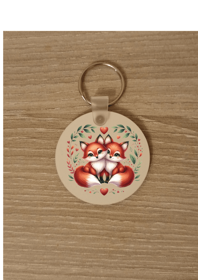Porte clé renard 